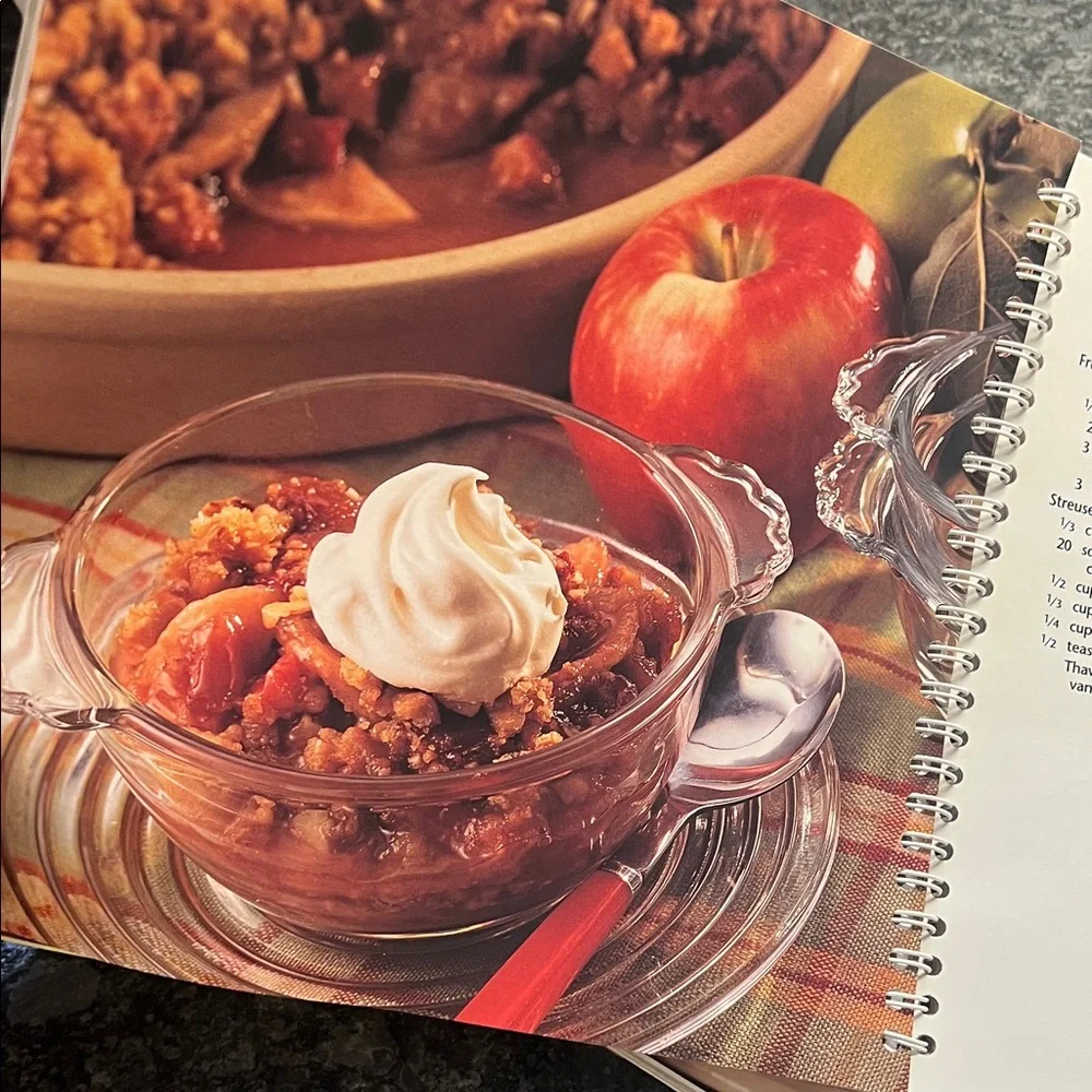 The Pampered Chef Casual Cooking Cookbook & Delightful Desserts Cook book.